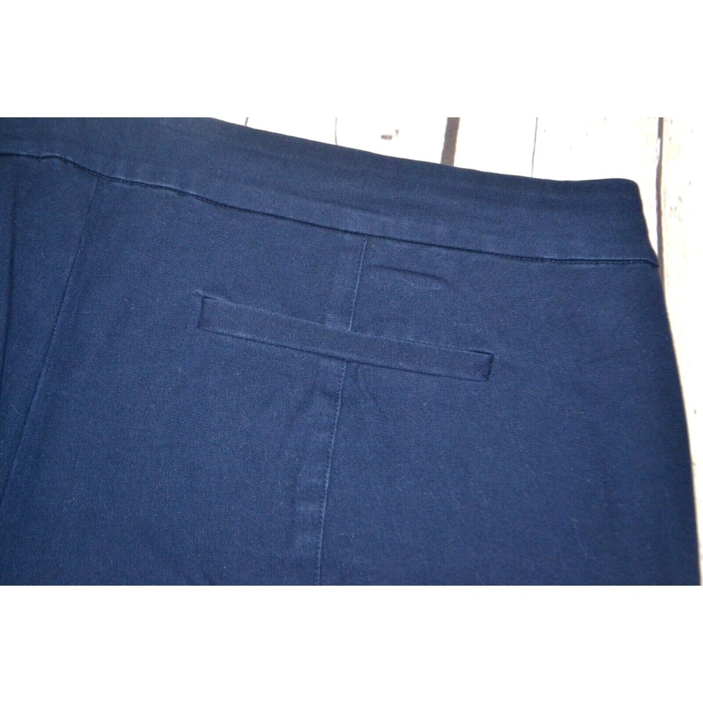EILEEN FISHER Women's Cotton Blend Dress Chino Pants - Zippered Ankle SIZE LARGE - Picture 5 of 10